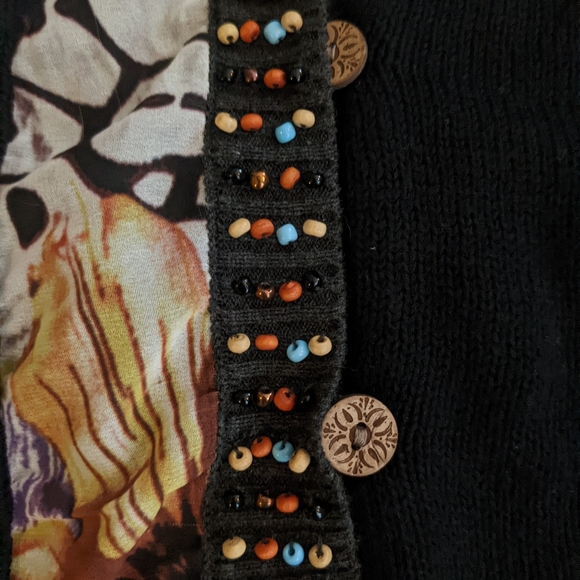 Gimmicks by BKE Black Boho Vest - Picture 4 of 15